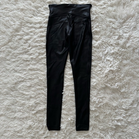 Spanx Faux Leather Leggings Size S - Picture 9 of 12